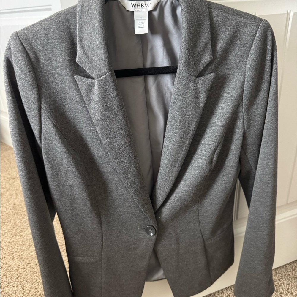 White House Black Market Charcoal Blazer - Moving Sale!!!
